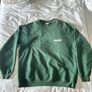 Vetement’s Green Polizei Crewneck